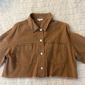 Mimosa Women's Tan Corduroy Utility Jacket